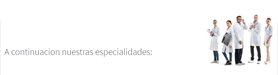 Especialidades